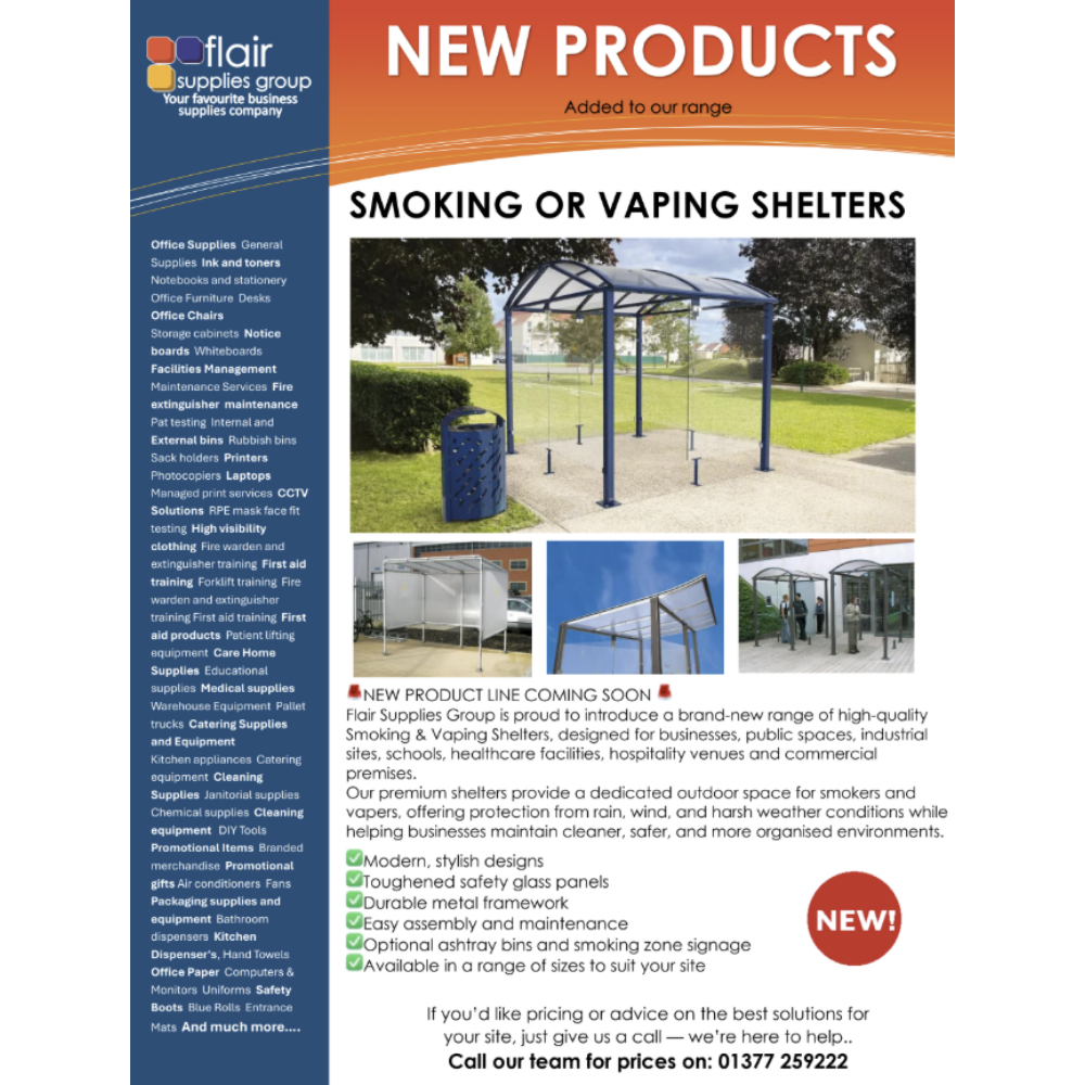 SMOKING  VAPING SHELTERS